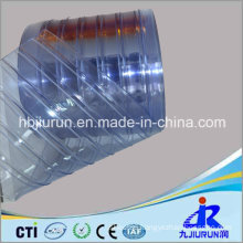 Plastic PVC Strip Curtain Sheet with Ribbed